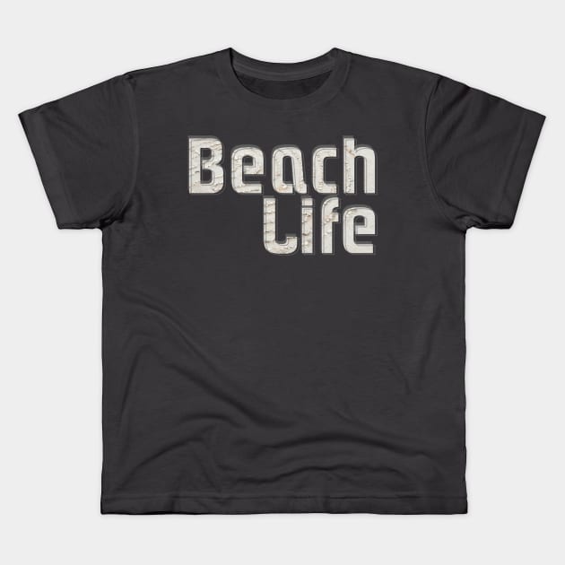 Beach Life Kids T-Shirt by afternoontees